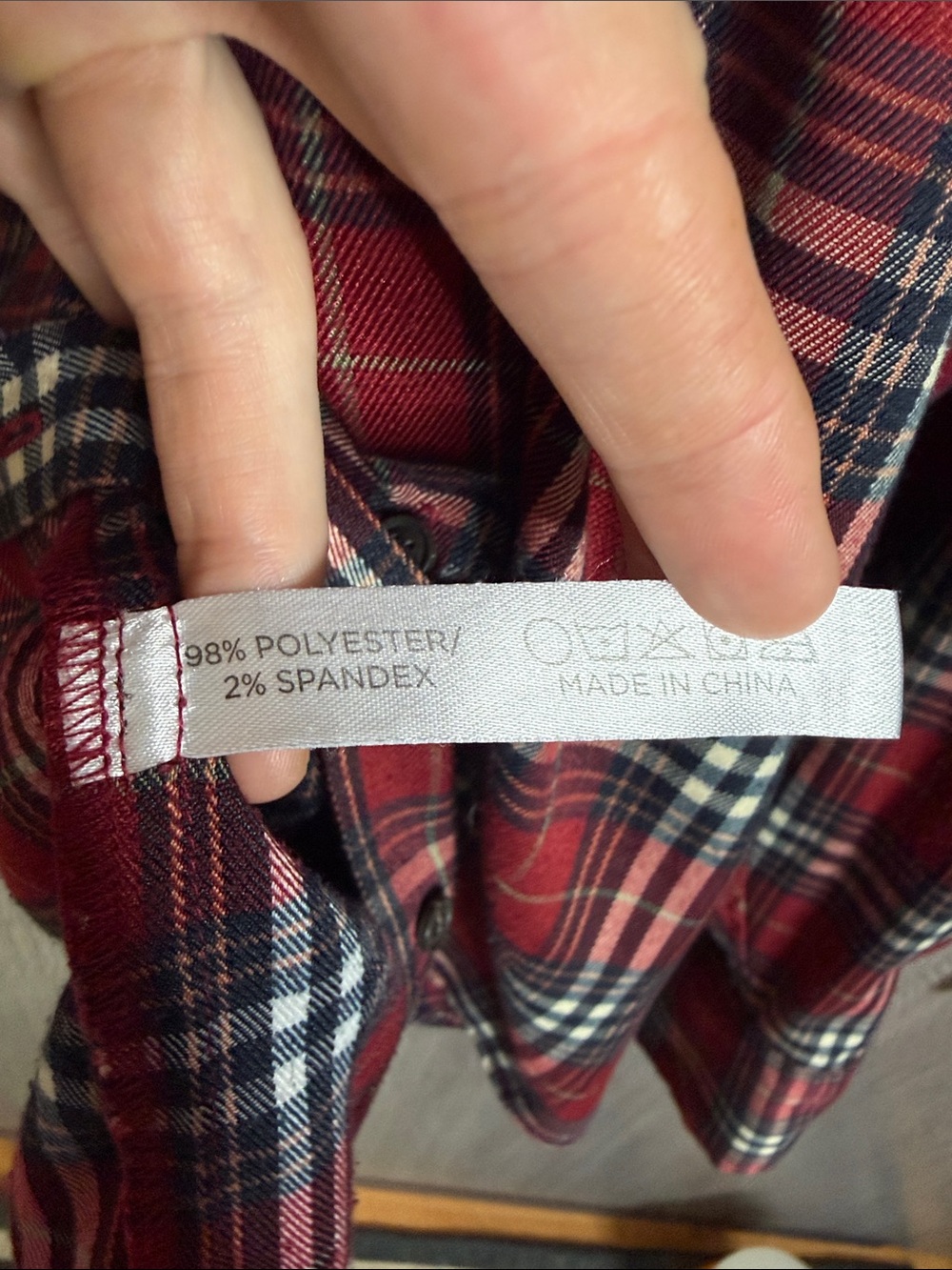 Tuckernuck Red Plaid Long Sleeve Button Down Women's XXXL - Picture 6 of 7